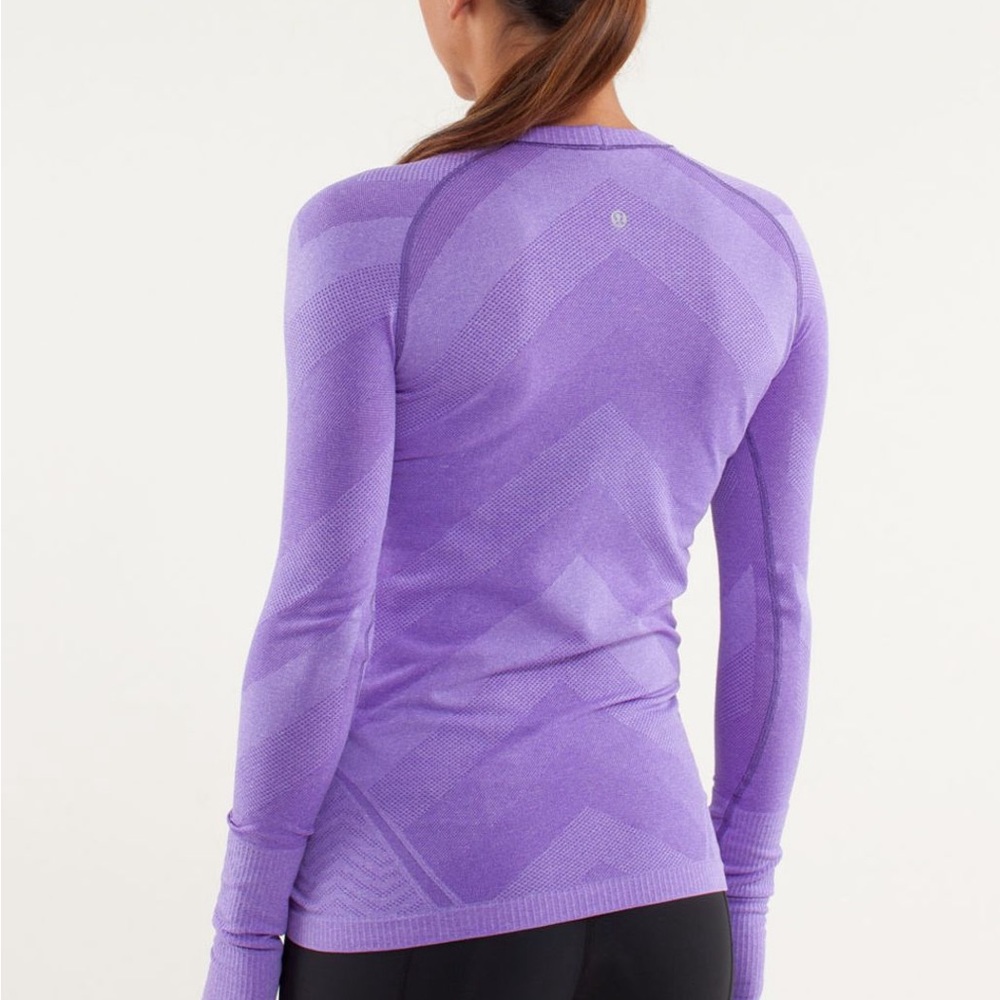 Lululemon Run: Swiftly Tech Long Sleeve Power Pur… - image 2
